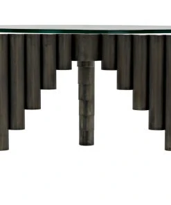Noir Organum Coffee Table, Gun Metal Finish LIVING ROOM 17 Noir Organum Coffee Table, Gun Metal Finish LIVING ROOM