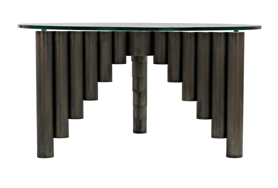 Noir Organum Coffee Table, Gun Metal Finish LIVING ROOM 8 Noir Organum Coffee Table, Gun Metal Finish LIVING ROOM