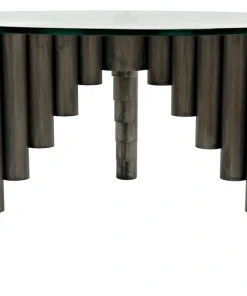 Noir Organum Coffee Table, Gun Metal Finish LIVING ROOM 19 Noir Organum Coffee Table, Gun Metal Finish LIVING ROOM