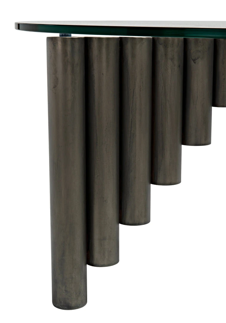 Noir Organum Coffee Table, Gun Metal Finish LIVING ROOM 12 Noir Organum Coffee Table, Gun Metal Finish LIVING ROOM