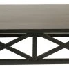 Noir QS Sutton Coffee Table, Hand Rubbed Black