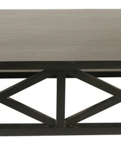Noir QS Sutton Coffee Table, Hand Rubbed Black