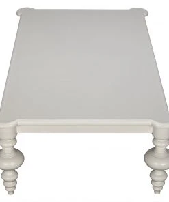 Noir Graff Coffee Table, Solid White