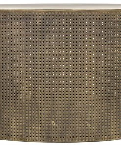 Noir Dixon Coffee Table, Metal With Aged Brass Finish LIVING ROOM