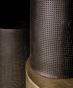 Noir Dixon Coffee Table, Metal With Aged Brass Finish LIVING ROOM