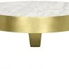 LIVING ROOM Noir Cylinder Round Coffee Table, Antique Brass, Metal And Quartz 2 LIVING ROOM Noir Cylinder Round Coffee Table, Antique Brass, Metal And Quartz