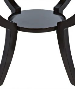 Side & End Tables Noir QS Scheffield Round End Table, Distressed Brown