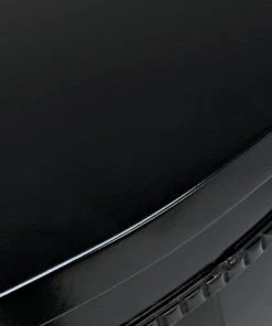 Side & End Tables Noir QS Scheffield Round End Table, Black 11 Side & End Tables Noir QS Scheffield Round End Table, Black