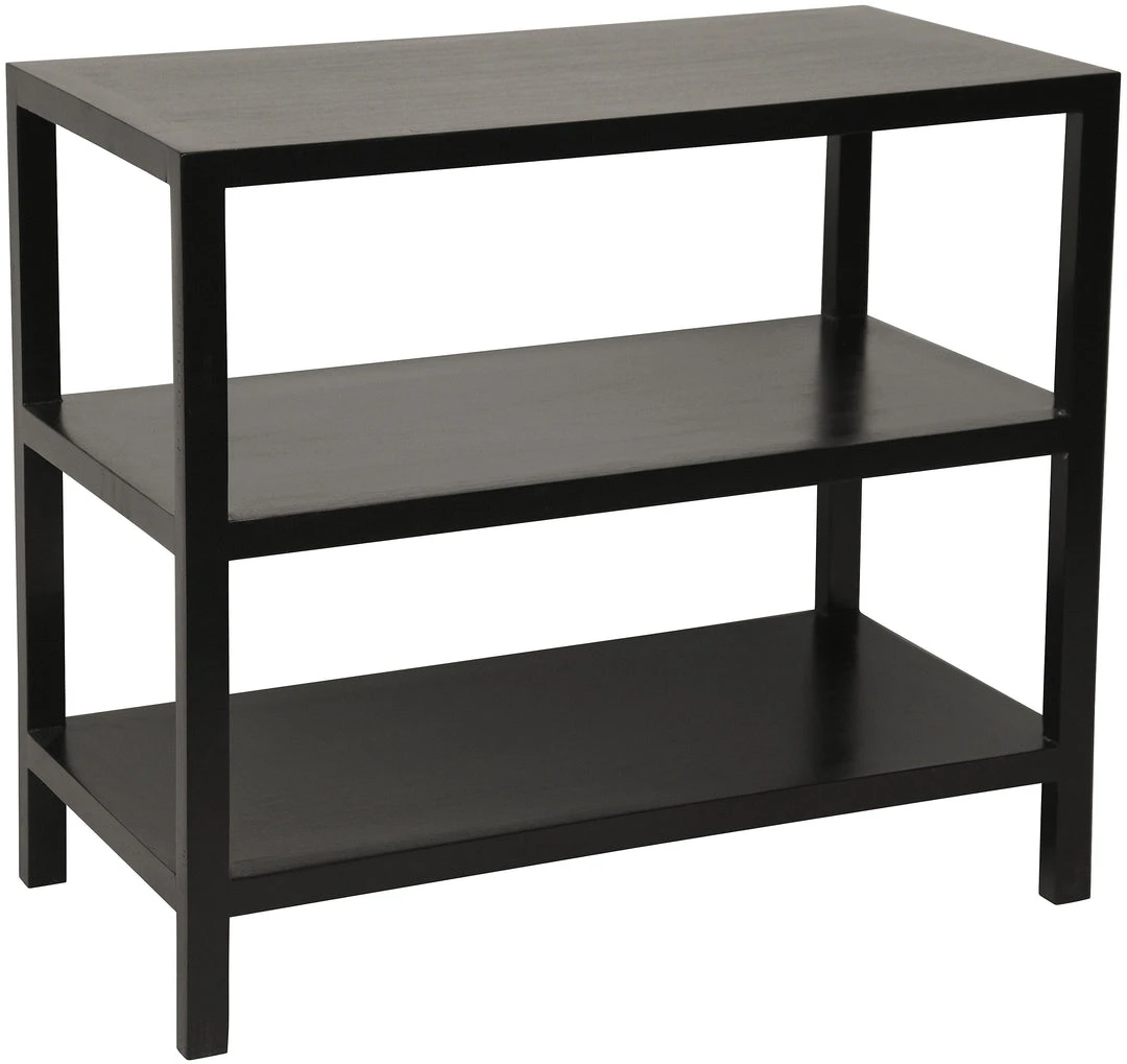 Noir QS 2 Shelf Side Table, Hand Rubbed Black 3 Noir QS 2 Shelf Side Table, Hand Rubbed Black
