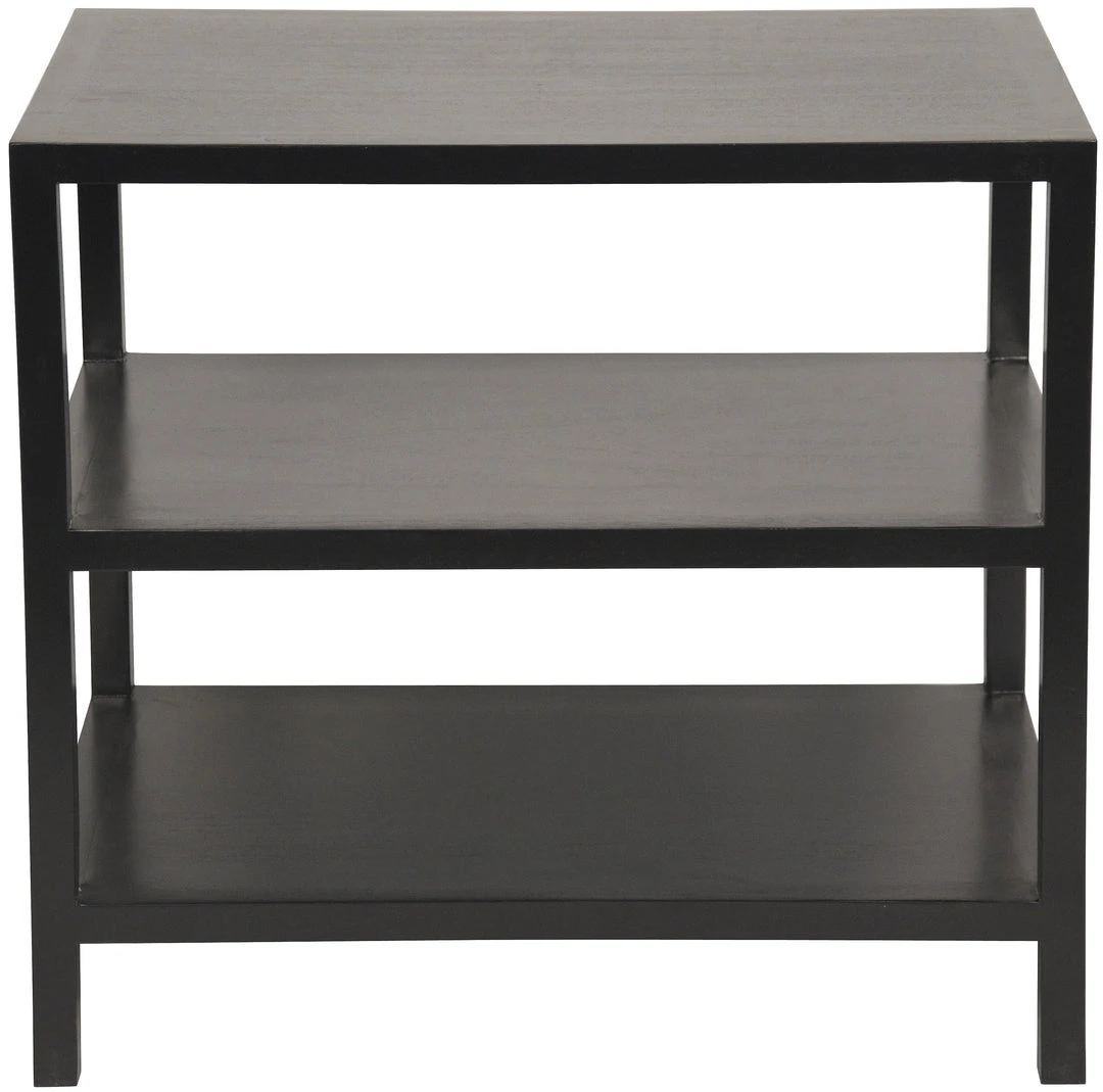 Noir QS 2 Shelf Side Table, Hand Rubbed Black 4 Noir QS 2 Shelf Side Table, Hand Rubbed Black