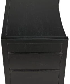 LIVING ROOM Noir QS Hampton Side Table, Hand Rubbed Black