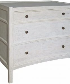Noir QS Hampton Side Table, White Wash LIVING ROOM
