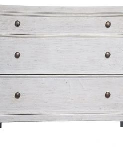 Noir QS Hampton Side Table, White Wash LIVING ROOM