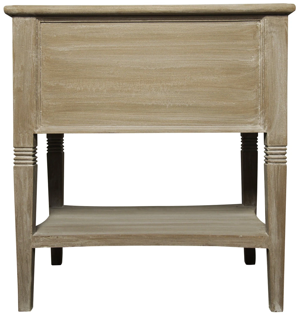 Side & End Tables Noir QS Oxford 2-Drawer Side Table, Weathered 6 Side & End Tables Noir QS Oxford 2-Drawer Side Table, Weathered