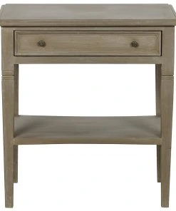Noir Oxford 1-Drawer Side Table, Weathered Side & End Tables