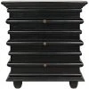 Side & End Tables Noir Ascona Side Table, Hand Rubbed Black 2 Side & End Tables Noir Ascona Side Table, Hand Rubbed Black