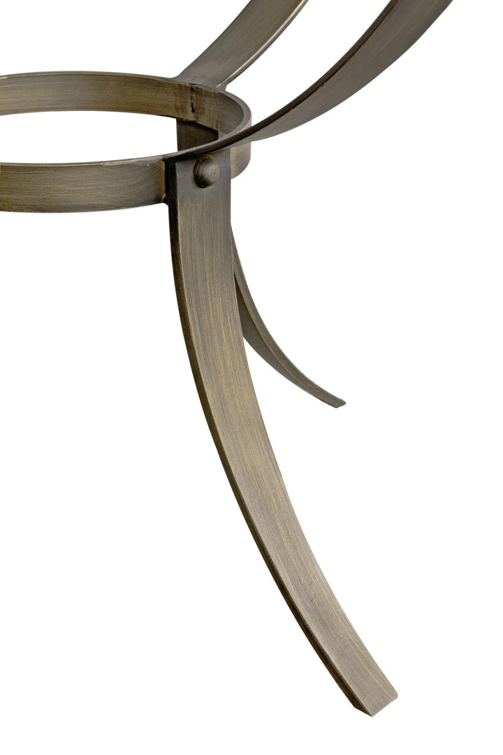 Noir Byron Side Table, Aged Brass Finish With White Marble Side & End Tables 15 Noir Byron Side Table, Aged Brass Finish With White Marble Side & End Tables