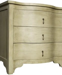 Noir QS Curved Front Side Table