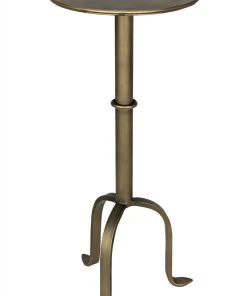 Side & End Tables Noir Tini Side Table, Metal With Aged Brass Finish 18 Side & End Tables Noir Tini Side Table, Metal With Aged Brass Finish