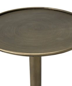 Side & End Tables Noir Tini Side Table, Metal With Aged Brass Finish 19 Side & End Tables Noir Tini Side Table, Metal With Aged Brass Finish