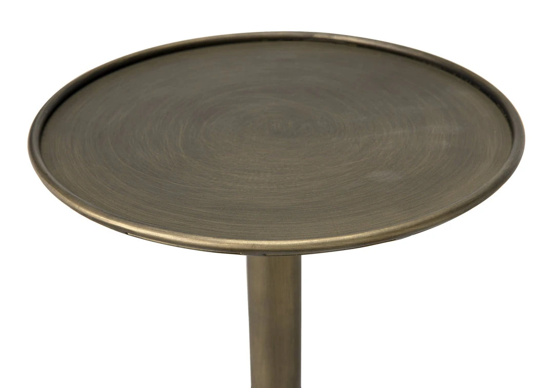 Side & End Tables Noir Tini Side Table, Metal With Aged Brass Finish 9 Side & End Tables Noir Tini Side Table, Metal With Aged Brass Finish