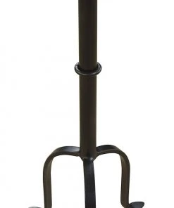 Noir Qs Tini Side Table, Black Metal