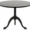 Noir Calder Side Table, Black Metal