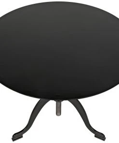Noir Calder Side Table, Black Metal