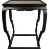 Side & End Tables Noir Bellini Side Table, Hand Rubbed Black