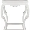 Noir Bellini Side Table, White Wash Side & End Tables