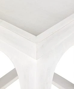 Noir Bellini Side Table, White Wash Side & End Tables
