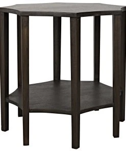 Noir Ariana Side Table, Ebony Walnut Side & End Tables