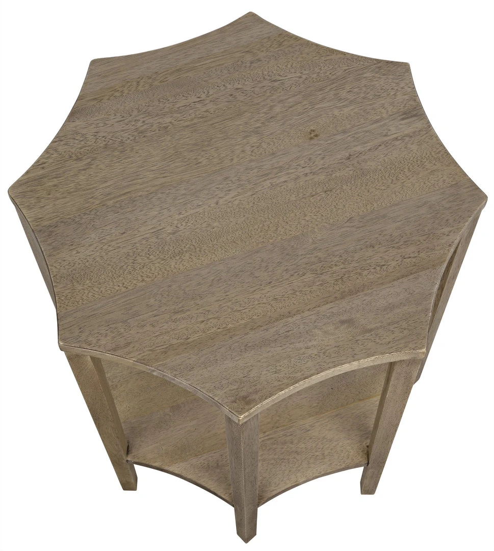 Side & End Tables Noir Ariana Side Table, Washed Walnut 5 Side & End Tables Noir Ariana Side Table, Washed Walnut