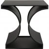 Noir Alec Side Table, Black Metal 2 Noir Alec Side Table, Black Metal