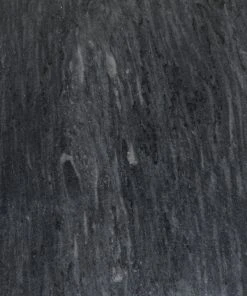 Noir Alonzo Side Table, Black Metal With Marble Side & End Tables