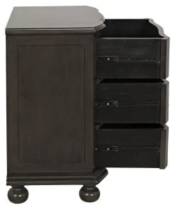 Chests & Cabinets Noir Moira Night Stand, Pale