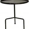 Side & End Tables Noir Paige Side Table, Black Metal
