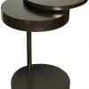 Noir Ebba Side Table Black Steel