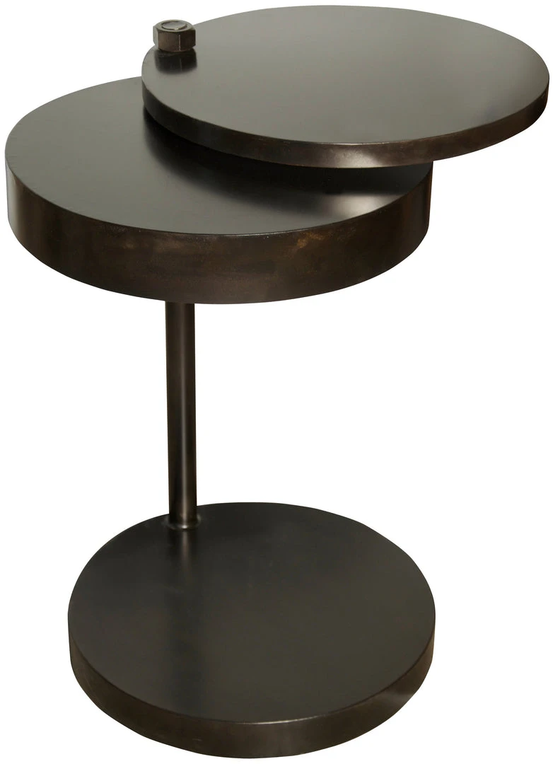 Noir Ebba Side Table Black Steel 3 Noir Ebba Side Table Black Steel