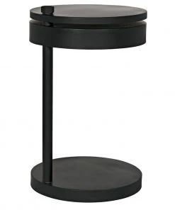 Noir Ebba Side Table Black Steel 26 Noir Ebba Side Table Black Steel