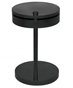 Noir Ebba Side Table Black Steel 28 Noir Ebba Side Table Black Steel