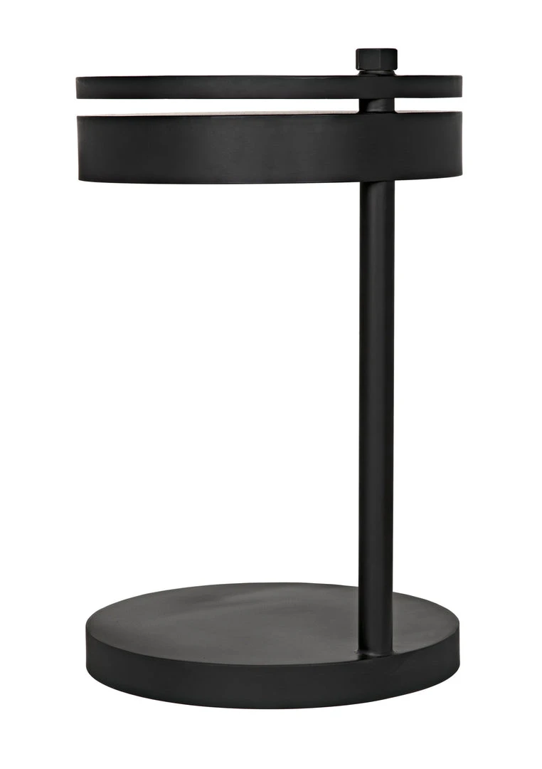 Noir Ebba Side Table Black Steel 16 Noir Ebba Side Table Black Steel