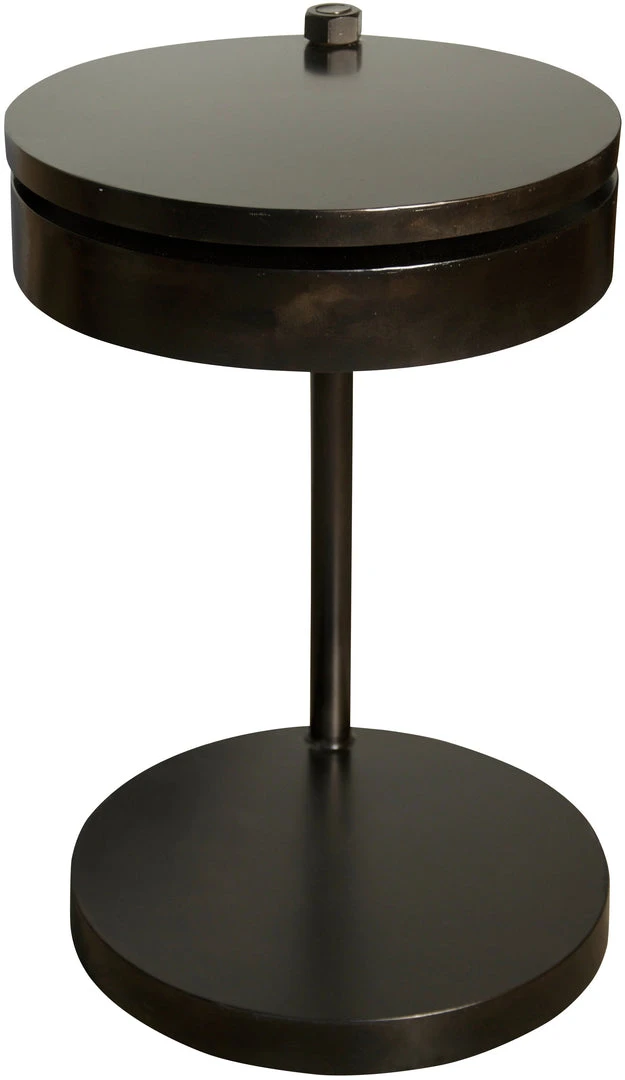 Noir Ebba Side Table Black Steel 4 Noir Ebba Side Table Black Steel