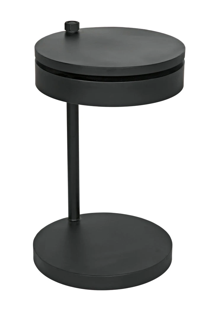 Noir Ebba Side Table Black Steel 10 Noir Ebba Side Table Black Steel