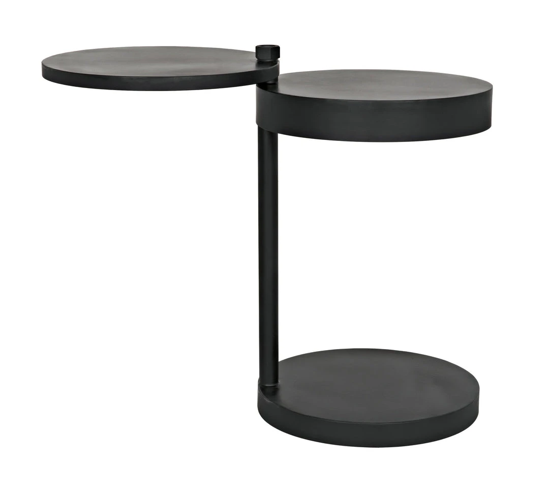 Noir Ebba Side Table Black Steel 11 Noir Ebba Side Table Black Steel