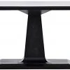 Noir Amboss Dining Table, Black Metal