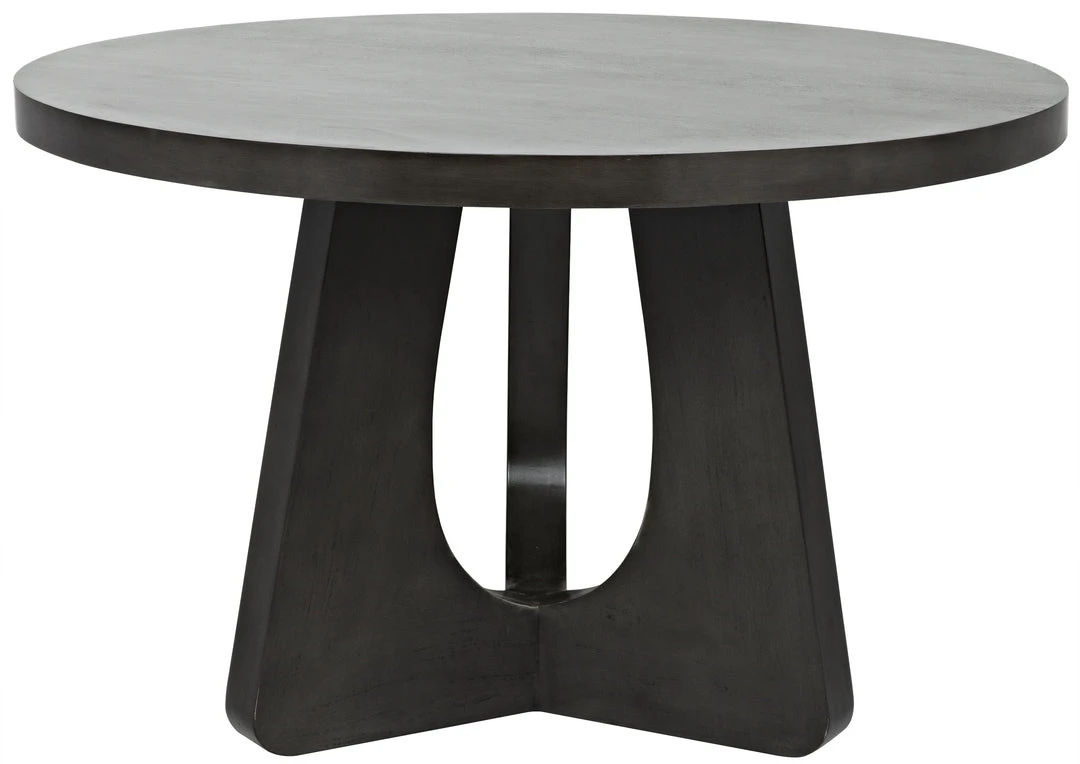 Noir Nobuko Dining Table, 48", Pale DINING ROOM 3 Noir Nobuko Dining Table, 48", Pale DINING ROOM