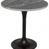 Noir Laredo 20" Table, Black Stone Top 2 Noir Laredo 20" Table, Black Stone Top
