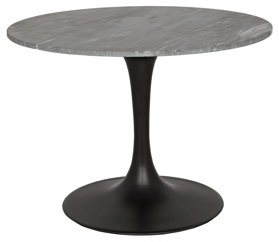 Noir Qs Laredo 40" Bistro Table With Black Stone Top 3 Noir Qs Laredo 40" Bistro Table With Black Stone Top