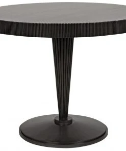 Noir Granada Dining Table, Pale